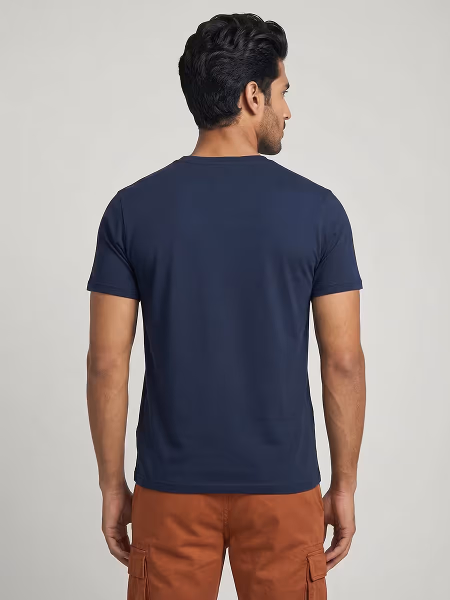 Muruga Navy T-Shirt For Men - Half Sleeve