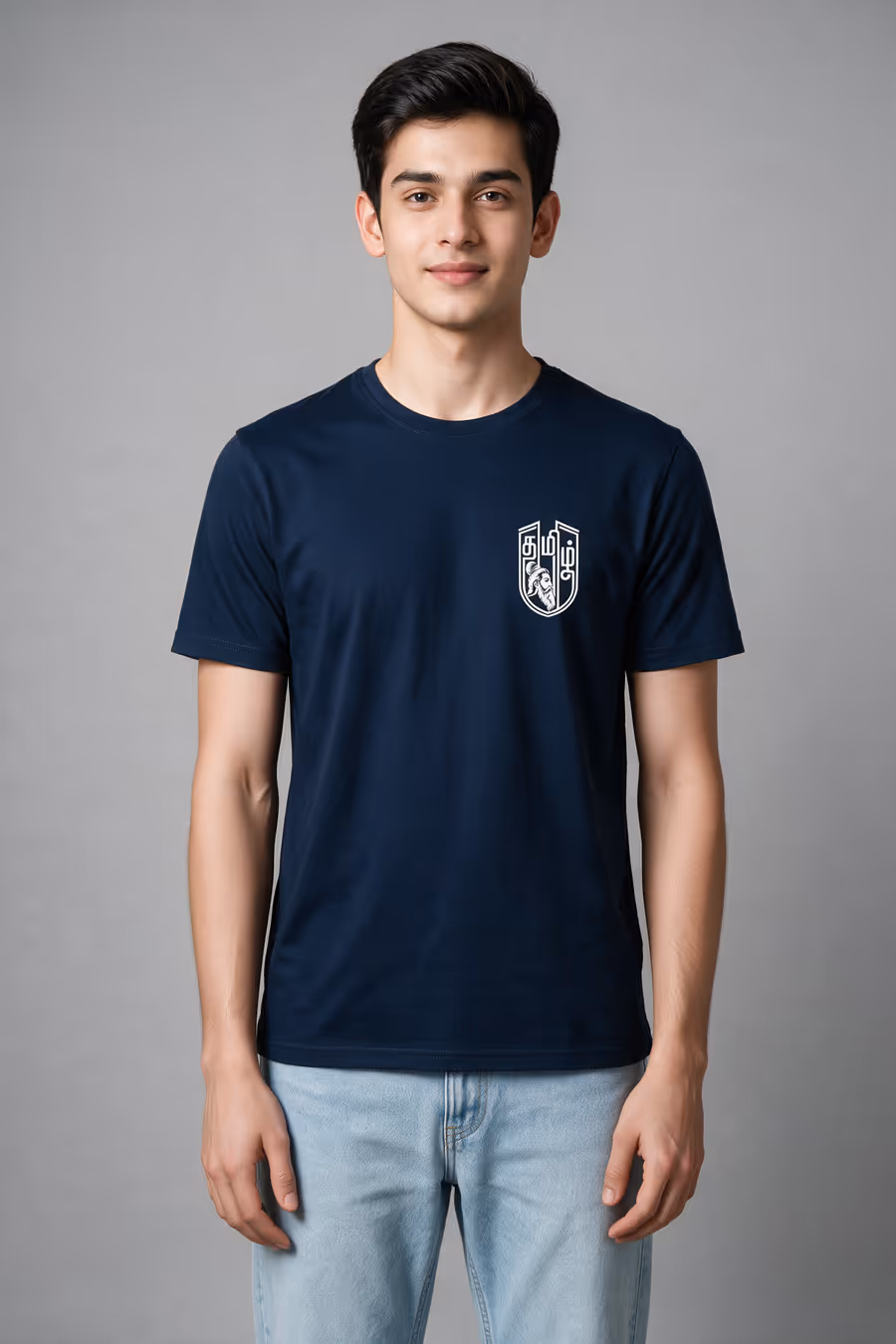 Tamil Valluvar Pocket Print T-Shirt For Men - Half Sleeve