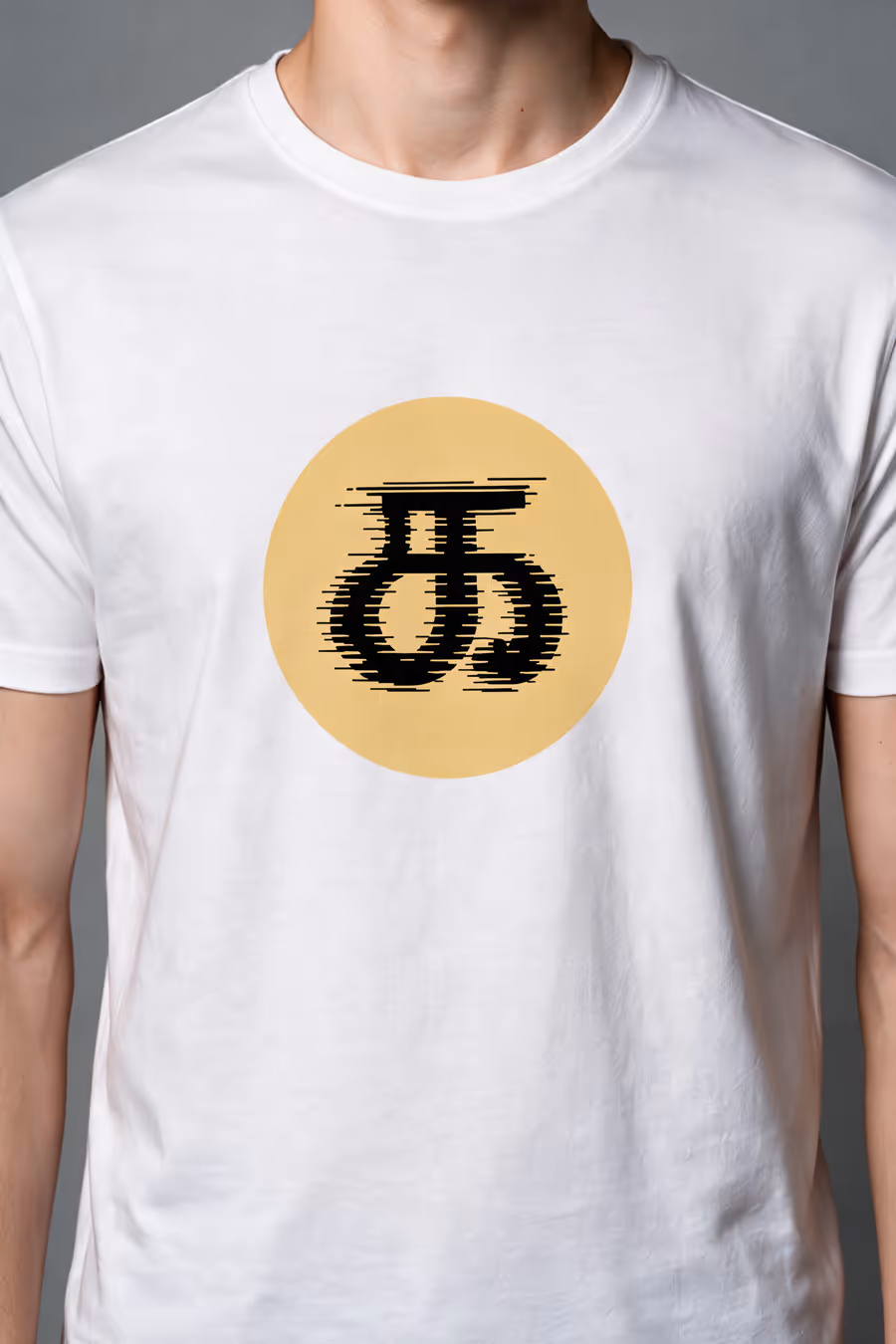 Ka Tamil Letter Graphic T-Shirt For Men - Half Sleeve