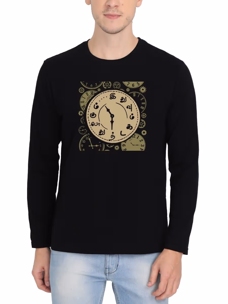 Idhuvum Kadandhu Pogum Tamil T-Shirt For Men - Full Sleeve