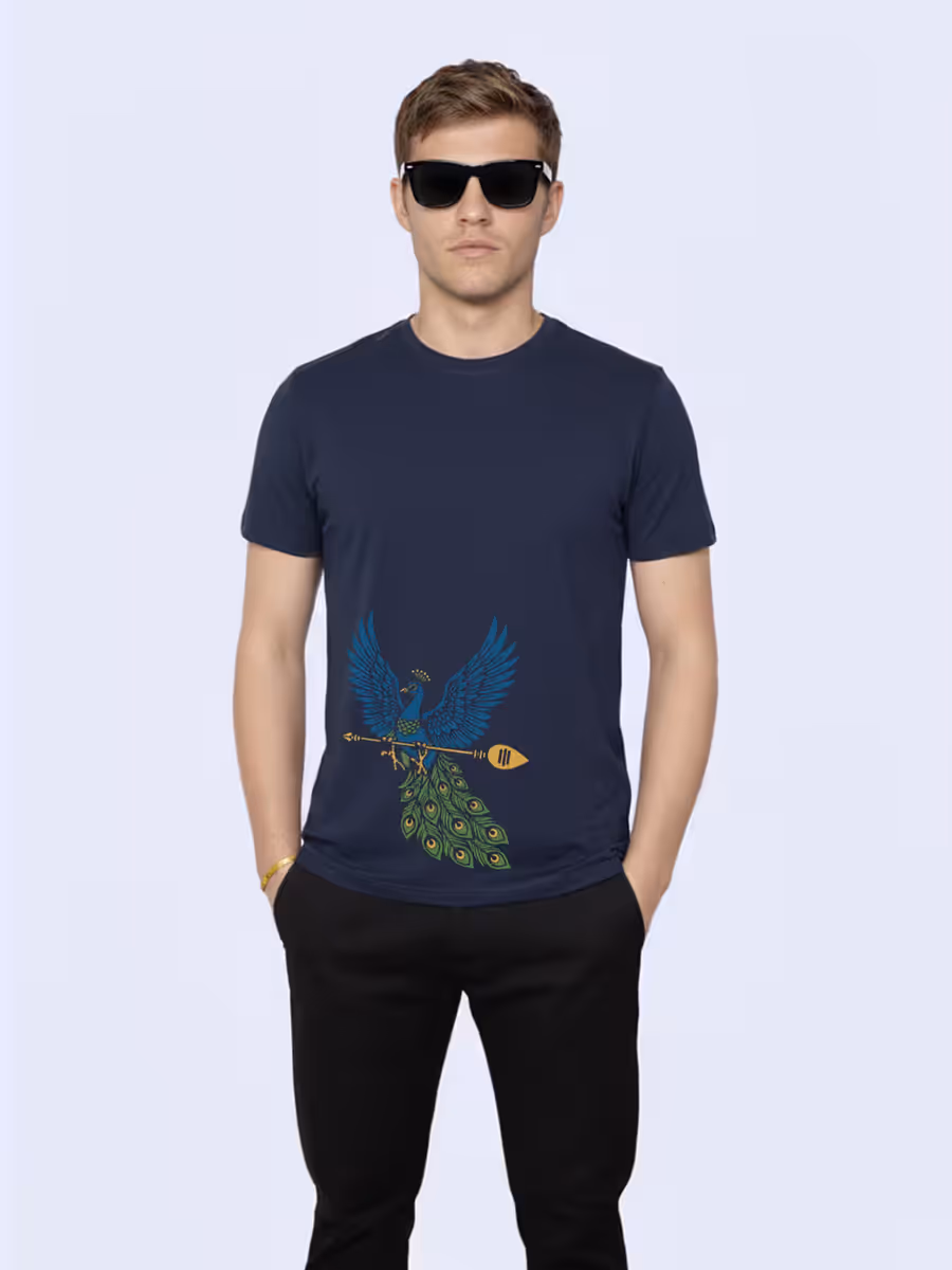 Mayil T-Shirt For Men - Half Sleeve