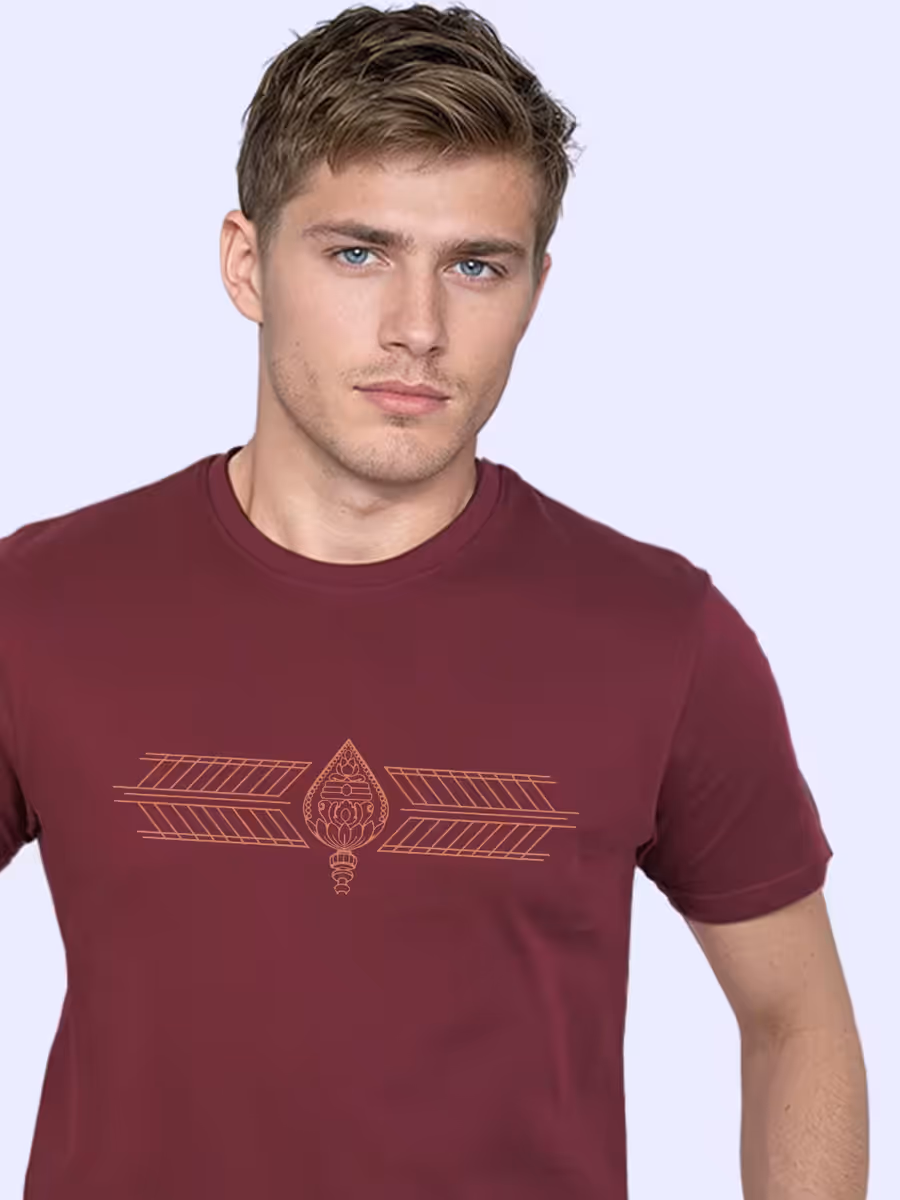 Vel Art T-Shirt For Men - Half Sleeve