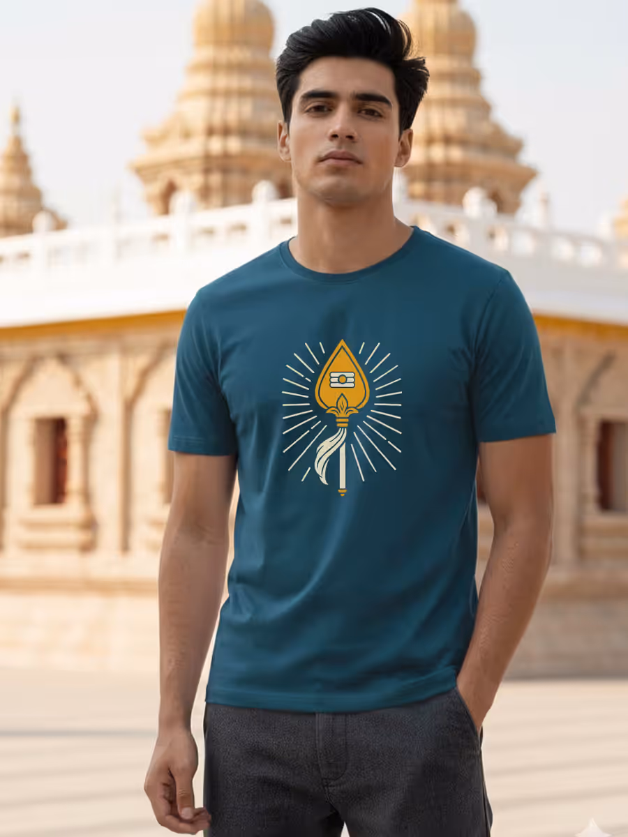 Vel T-Shirt For Men - Half Sleeve