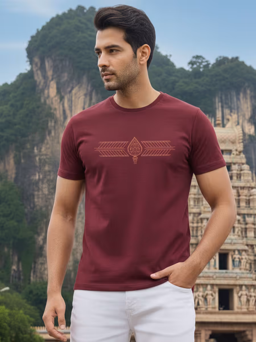 Vel Art T-Shirt For Men - Half Sleeve