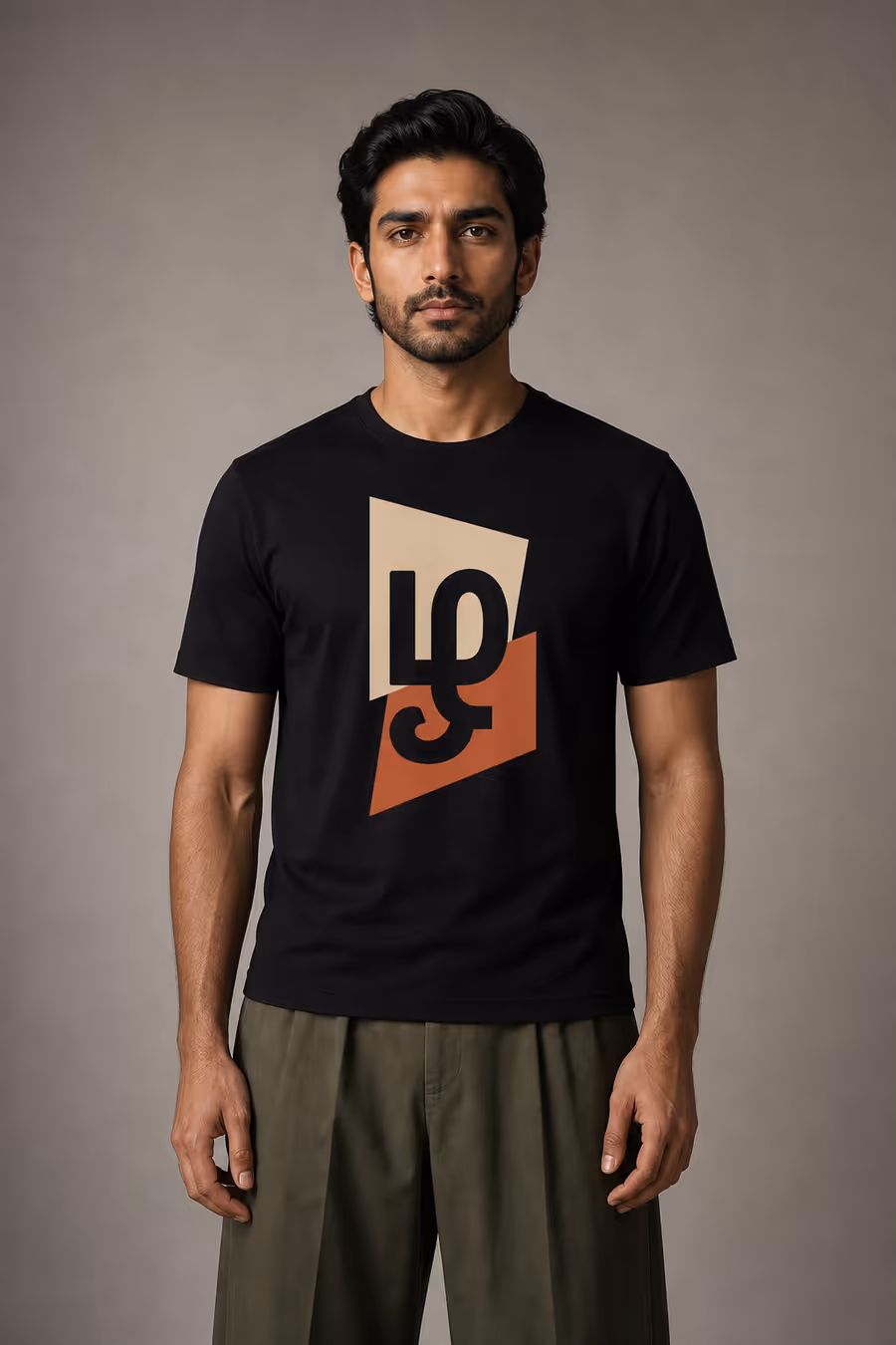Zhagaram Tamil Colour Block T-Shirt for Men - Half Sleeve