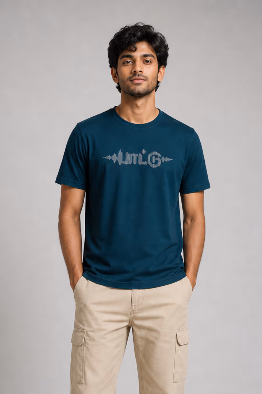 Paattu Tamil Soundwave T-Shirt For Men - Half Sleeve