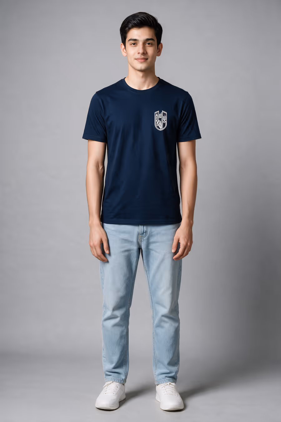 Tamil Valluvar Pocket Print T-Shirt For Men - Half Sleeve