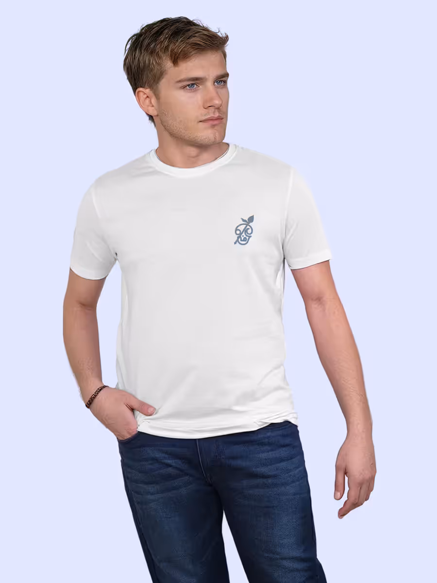 Om Minimal T-Shirt For Men - Half Sleeve